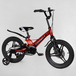 Велосипед 16" дюймів 2-х колісний "CORSO Connect" MG-16315 (1) МАГНІЄВА РАМА, ЛИТІ ДИСКИ, ДИСКОВІ ГАЛЬМА, зібраний на 75% [Коробка]  