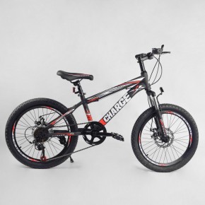 Дитячий спортивний велосипед 20'' CORSO «Charge» SG-20305 (1) сталева рама, обладнання Saiguan 7 швидкостей, крила, зібраний на 75% [Коробка]  