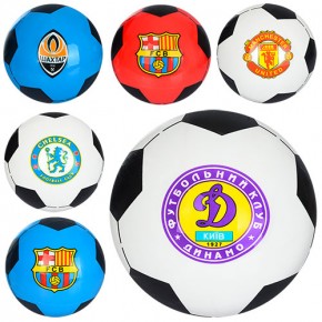 М'яч дитячий MS 0244-1 (120шт) 8,5 дюймів, одностикерний, ПВХ, 60-65г, 5 видів (футбольні клуби)