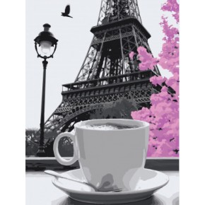 Набір для розпису "Кава в Парижі" 40*50 см 11208-AC
