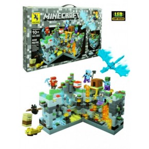 Конструктор  Minecraft 682 Нападання на сіру фортецю 858 дет
