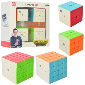 Кубик EQY526 (12шт) 4шт(5-5см, 5,5-5,5см, 6-6см), в кор-ке, 20-20-8см			