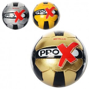 Мяч футбольный PRO X 3000-8AB (30шт) размер 5,ПУ,4слоя,18панелей,410-430г,3цвета,		