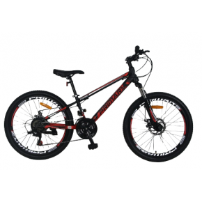 Велосипед Спортивный Corso «Primary» 24" дюймов PM 20305 (1) рама стальная 11.5’’, SunRun 21 скорость, собран на 75% 