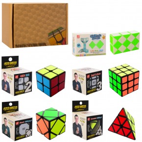 Игра 2X3PS (20шт) головоломка, 5шт-кубик 3шт, змейка, пирамидка, в кор-ке, 18-14-8см			