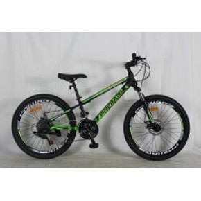 Велосипед Спортивный Corso «Primary» 24" дюймов PM 40507 (1) рама стальная 11.5’’, SunRun 21 скорость, собран на 75%