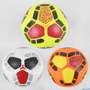 М'яч футбольний C 44611 (50) 3 види, вага 420 грамів, матеріал PU, балон гумовий  