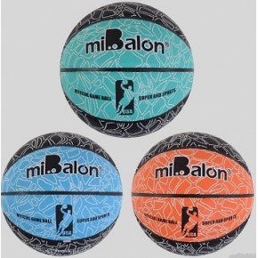 М'яч баскетбольний С 50171 (30) 3 види, матеріал PVC, вага 600 грамів, розмір м'яча №7  