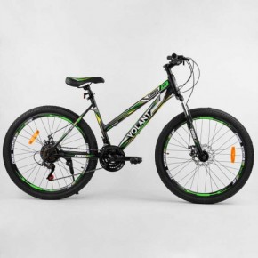 Велосипед Спортивный CORSO «VOLANT» 26" дюймов 40091 (1) рама металлическая, SunRun 21 скорость, собран на 75%  