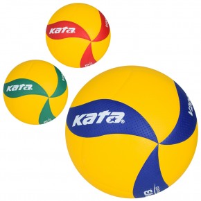 Мяч волейбольный MS 3386 (20шт) официальный размер, 260-280г, ПУ, ламинирован, 3вида, в кульке		