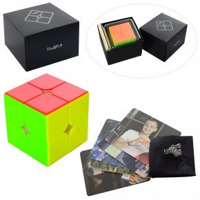 Кубик Рубіка 131 (15шт) 2х2, 5-5-5см, підставка, карточки, тканина, в кор-ці, в кульку, 9-8-6,5см			