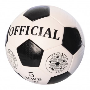 Мяч футбольный EN 3217 (12шт) размер 5, ПУ, ламинированный, 400-420г,			