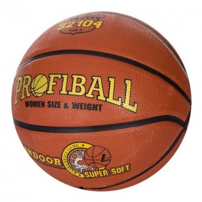 М'яч баскетбольний S 2104 (25шт) розмір 5, малюнок-друк, 460-500г, в кульку,
