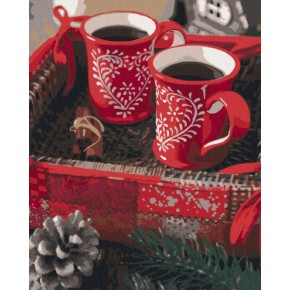 Набір для розпису "Різдвяна кава" 40*50 см 12133-AC