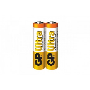 bat AA 6 GP батарейка алкалінова Ultra Alkaline плівка, GP15AUEBC, 2 шт, ціна за 1 шт