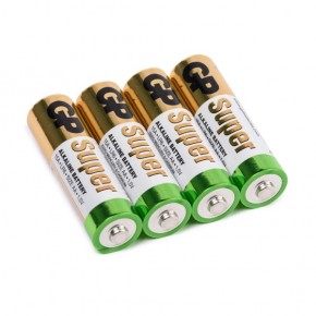 bat AA 6 GP батарейка алкалінова Super Alkaline GP15AEBC-2S2, ціна за 1 шт