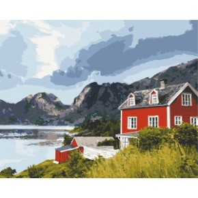 Набір для розпису "Фіорди Норвегії" 40*50 см 10569-AC