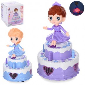 Лялька FR 5288-5-6    3D світло на торті