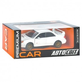 Машина AP-1906-1  АвтоСвіт, 1:24 Subaru Impreza WRX STI,метал, 18см, Білий			