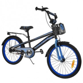 Велосипед дитячий 2-х коліс.20''  арт. 242008  Like 2bike Dark Rider, чорно-синій,			