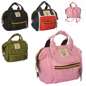 Рюкзак MK 2876 (30шт) сумка, розмір середній, 23-21-12см, 1відділення, застібка-блискавка, 1внутр/1зовн.карм, 4кол, в кульку